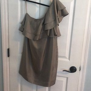 Banana Republic one shoulder cocktail dress